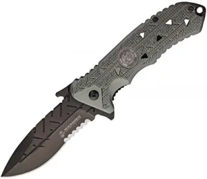 U.S. Marines by Mtech USA M-A1051 Series Spring Assist Folding Knife, 4.75-Inch Closed