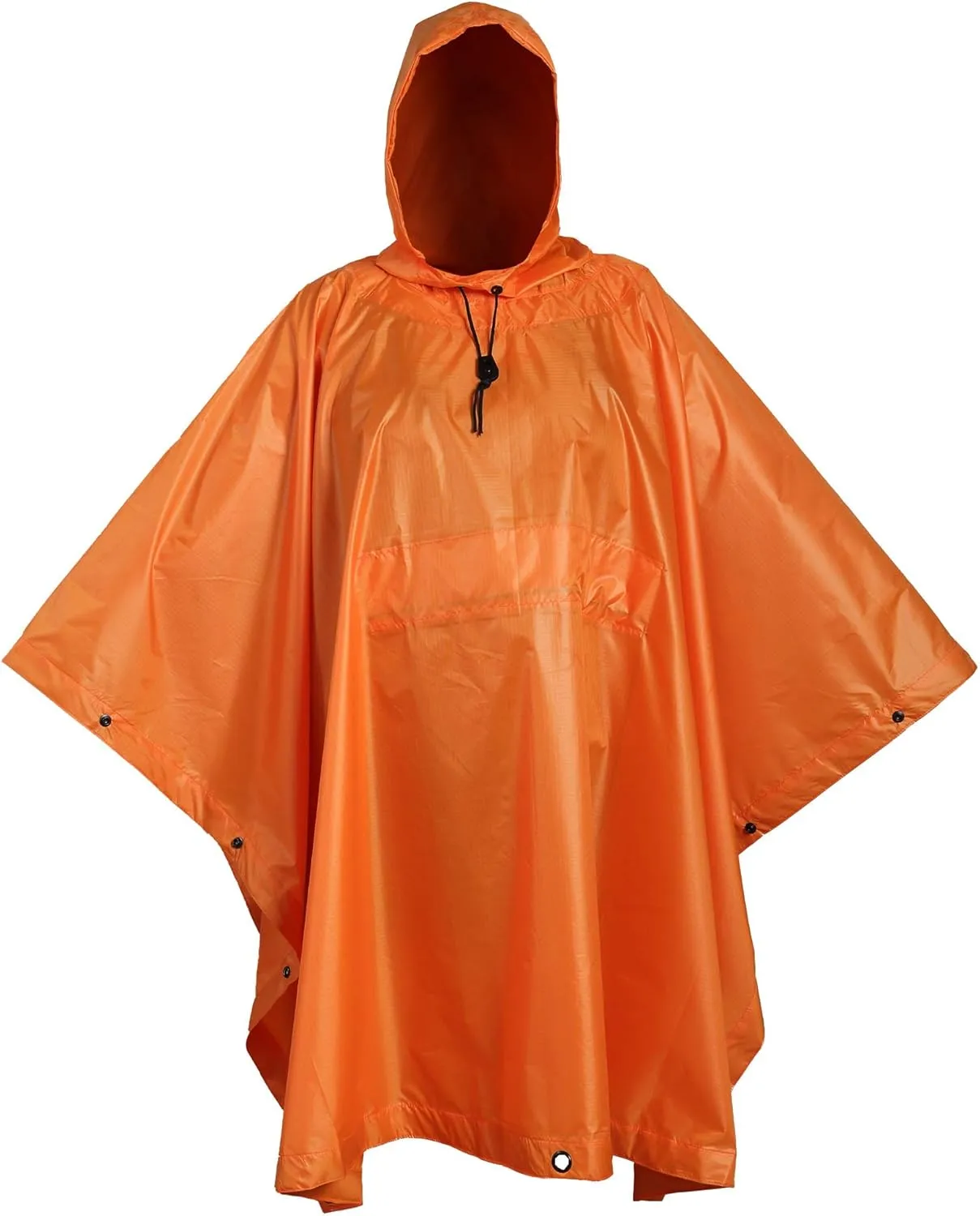 USGI Industries Military Style Poncho Multi Use Rip Stop Camouflage Rain Poncho