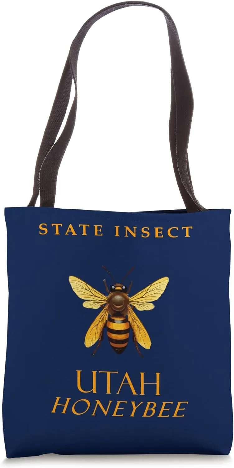 Utah Territory Insect The Honeybee Tote Bag