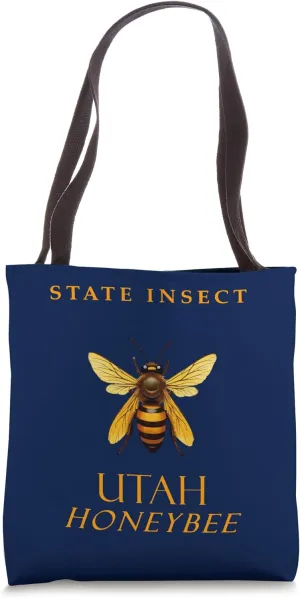 Utah Territory Insect The Honeybee Tote Bag