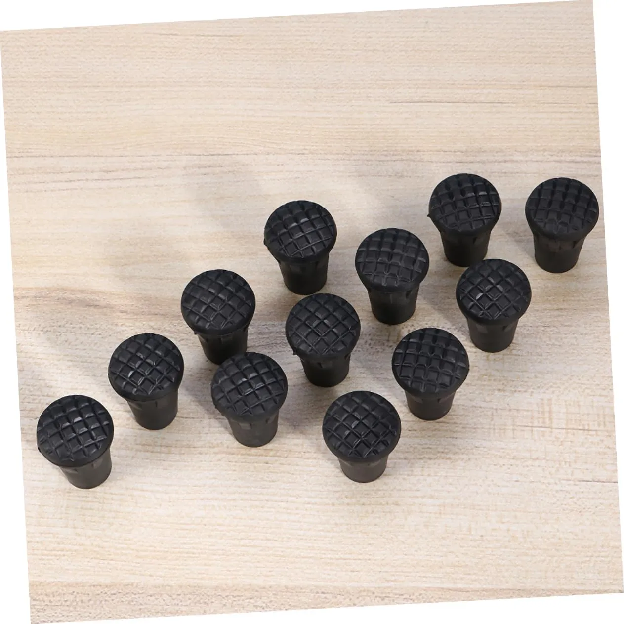 VANZACK 40pcs Trekking Pole Accessories Hiking Stuff Hiking Pole Tip Cover Pole Tip Protectors On Foot Stick Tip