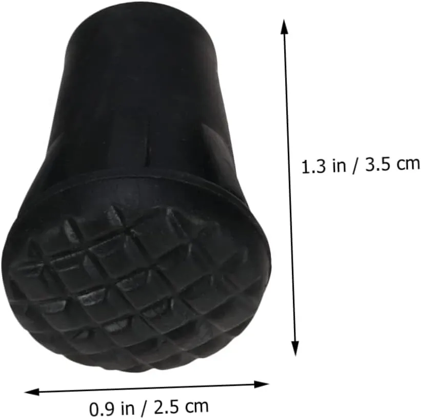 VANZACK 40pcs Trekking Pole Accessories Hiking Stuff Hiking Pole Tip Cover Pole Tip Protectors On Foot Stick Tip