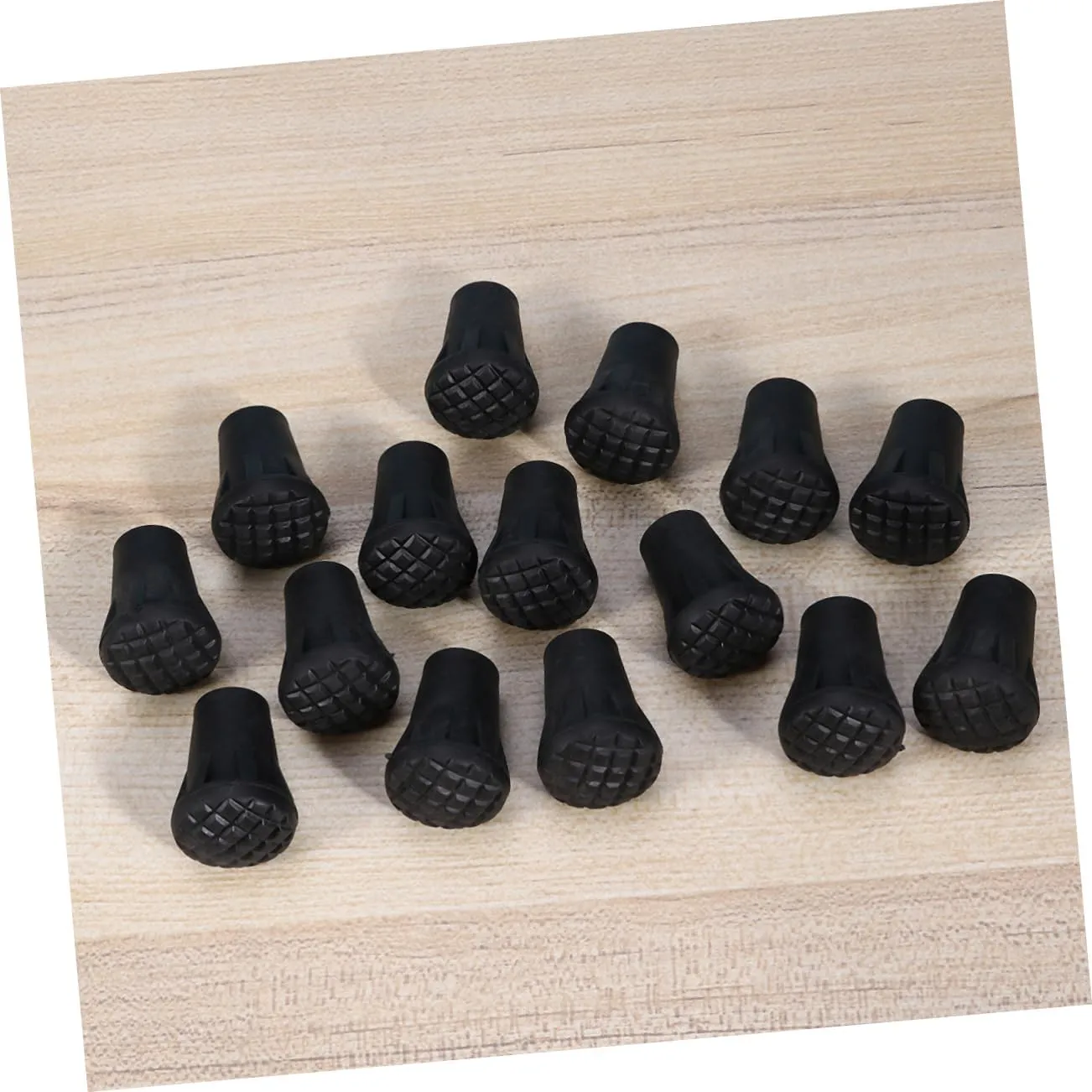VANZACK 40pcs Trekking Pole Accessories Hiking Stuff Hiking Pole Tip Cover Pole Tip Protectors On Foot Stick Tip