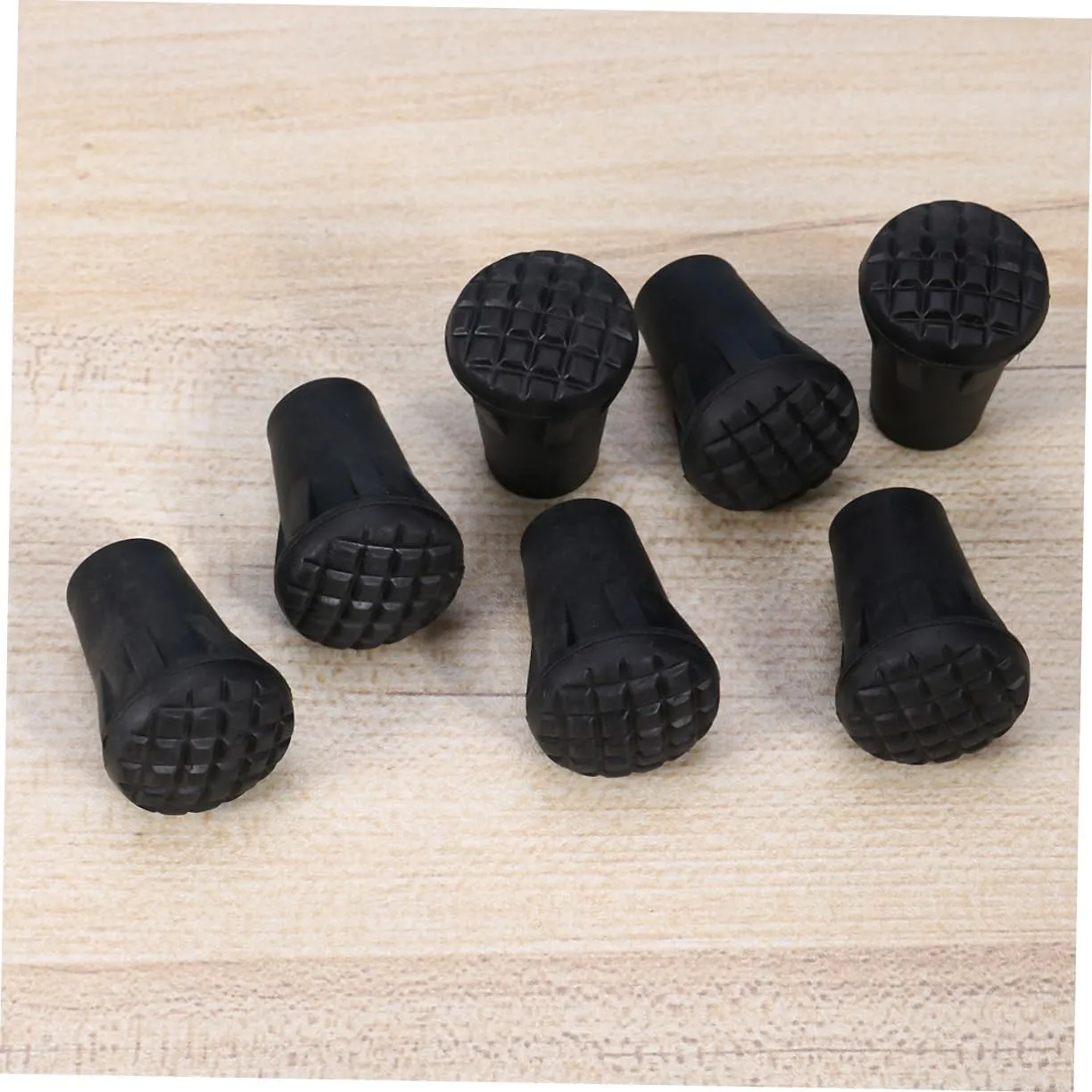 VANZACK 40pcs Trekking Pole Accessories Hiking Stuff Hiking Pole Tip Cover Pole Tip Protectors On Foot Stick Tip