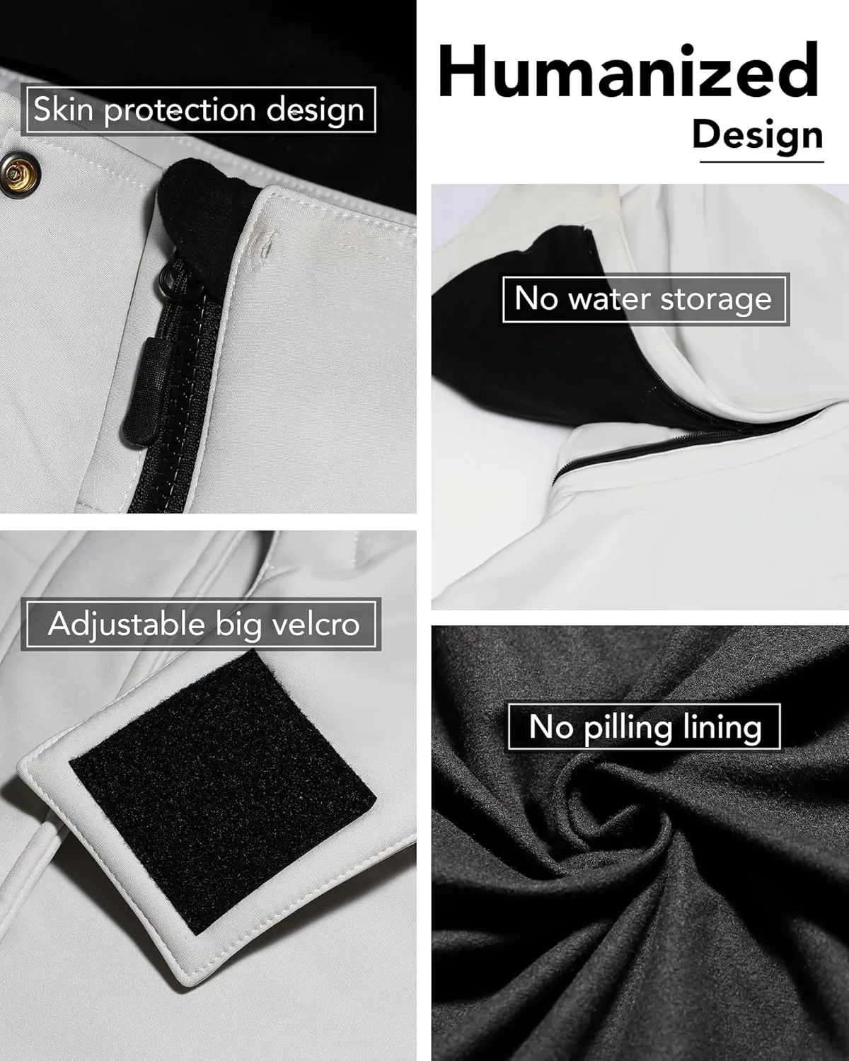VERGOO Graphene Heated Waterproof Jackets for Women with Hood Included 18400mAh Battery Pack
