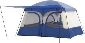Vidalido Tents，3-4 Person Camping Tent with Extended Vestibule，Weather Resistant Family Tents with Breathable Mesh Windows，Easy Install Waterproof Outdoor Tent for Backpacking and Camping Hiking