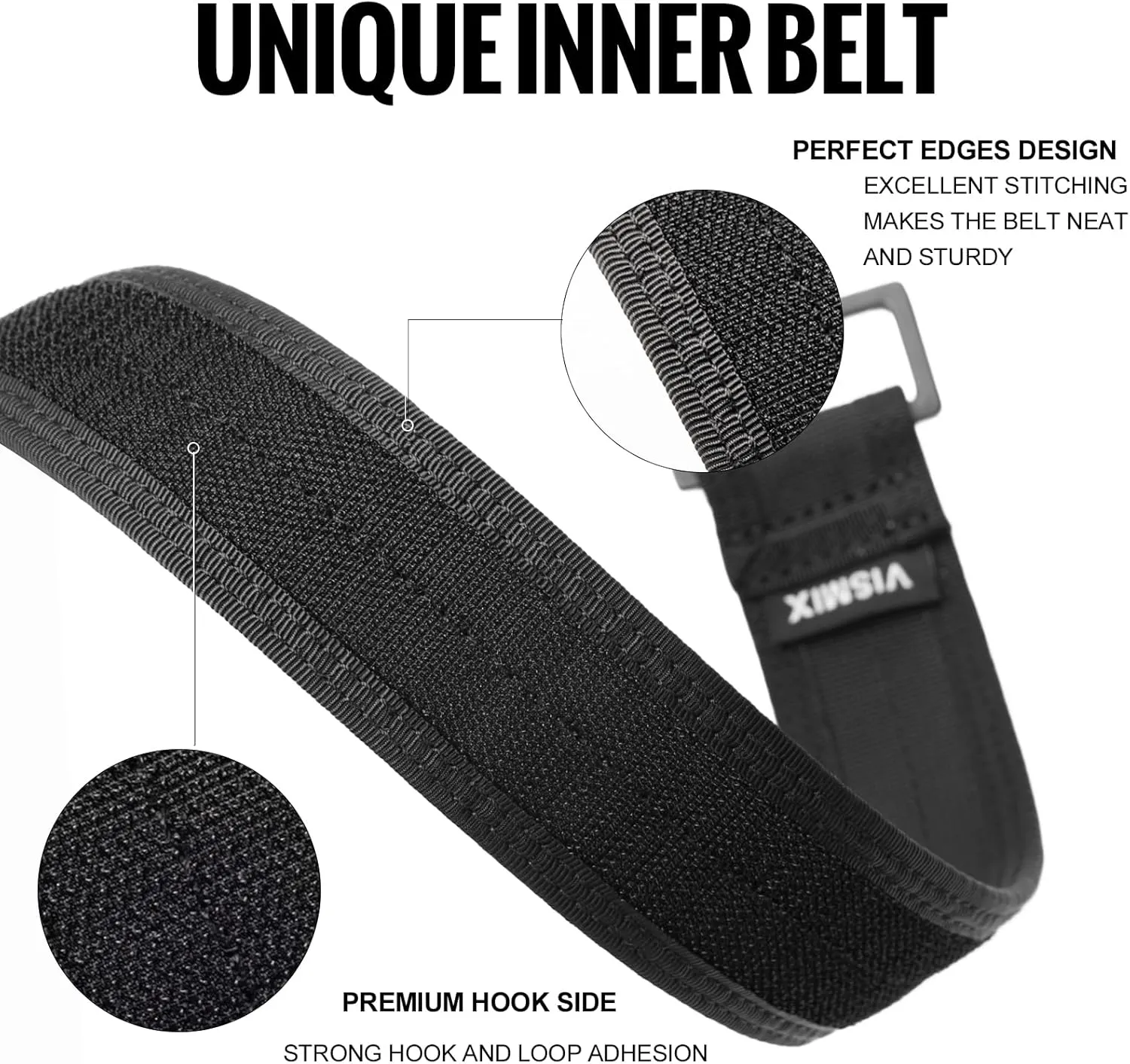 Vismix 1.5" Hook Liner Inner Belt for 1.75"-2" Loop Outer Belt