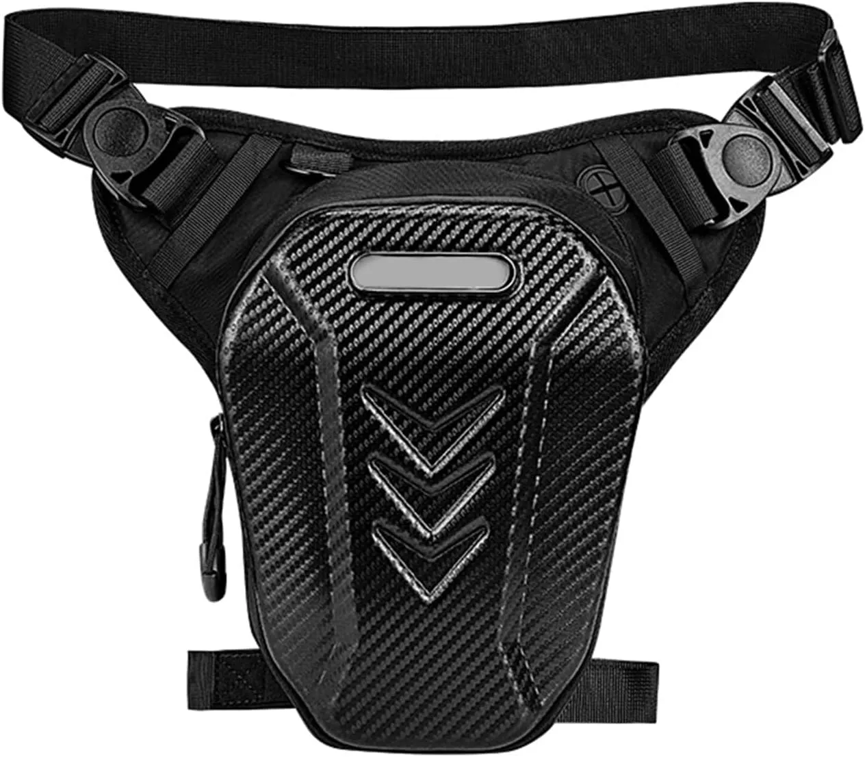 Waist Pack Motorcycle Drop Leg Bag Waist Pack Motorcycle Drop Leg Bag for Men Women Outdoor Travel Hiking Cycle Leg Bag Waterproof Hard Shell Large Capacity, Carbon fiber