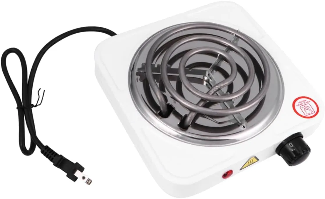 Wakauto Stove Burner with Temperature Control Countertop Hot Plate for Quick Heating for Camping and Home Plug