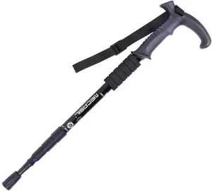 Walking Stick,Trekking Poles Walking Folding Cane with T Handle,Antishock,Quick Lock,Telescopic,Collapsible, Ultralight for Men Women, black