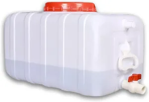 Water Storage Containers for Camping Emergency Water Storage containers for RV Trips, Work with Camper Trailer Caravan(Size:50L/13.2gallon)