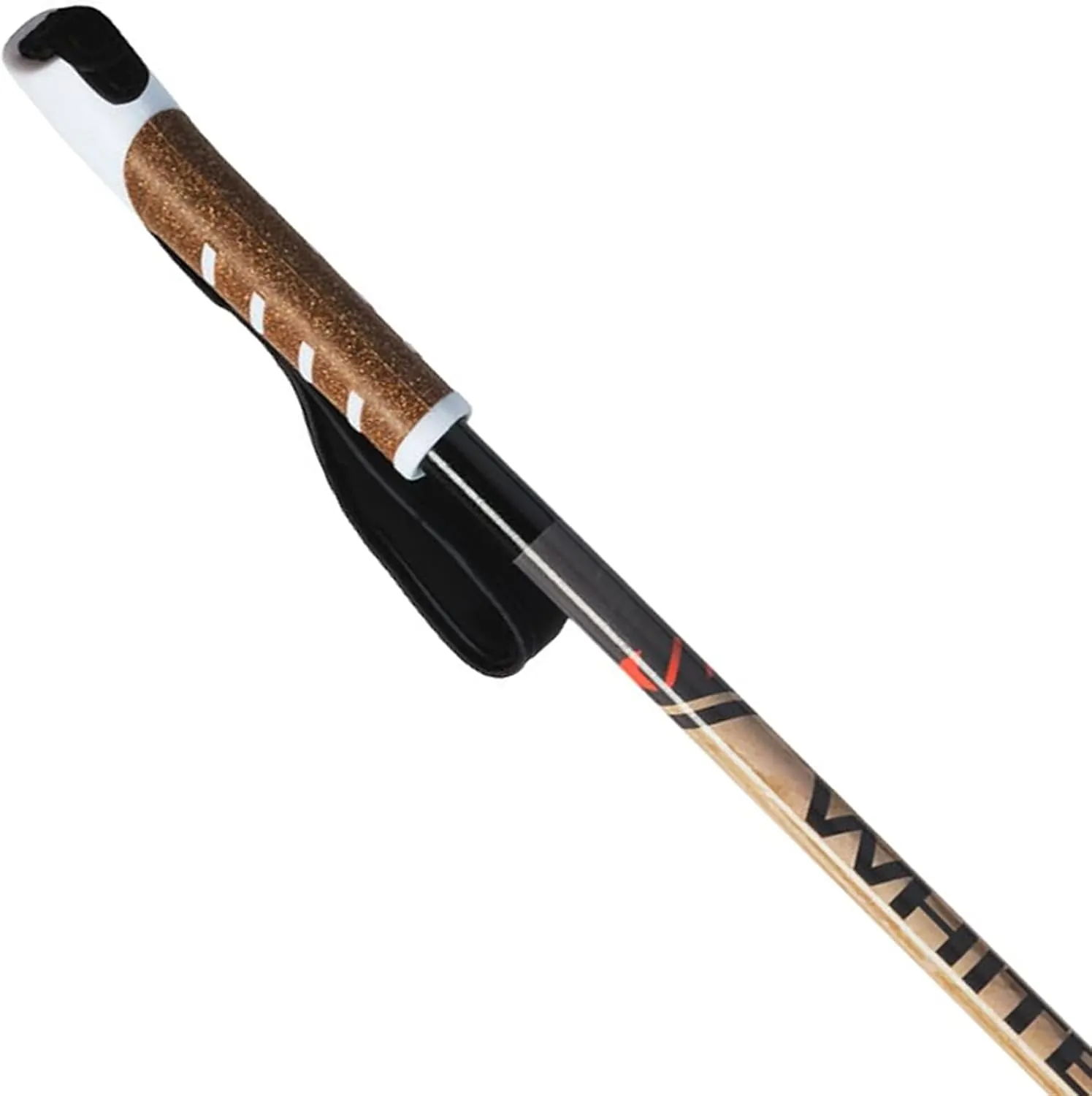 Whitewoods Unisex Cross Trail Lightweight 15mm Tapered Shaft Winter Sports Touring Nordic Ski Poles with Adjustable Padded Strap for Men & Women