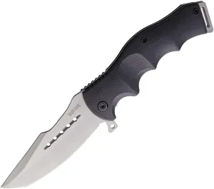 Wild Boar EDC Black Utility Camping Hunting Folding Knife