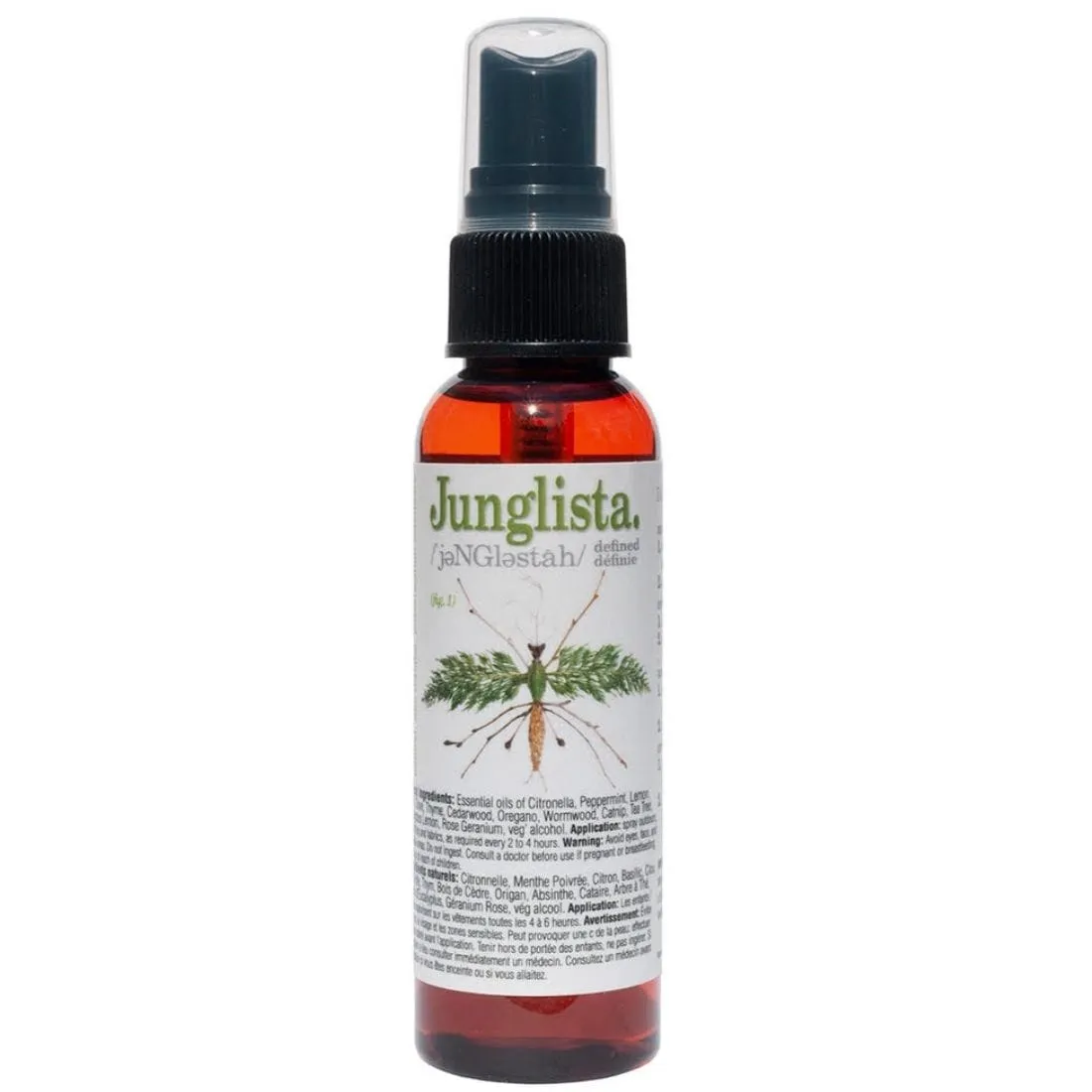Wild Creek Naturals Junglista Natural Insect Repellant (Outdoor Bug Spray), 60ml