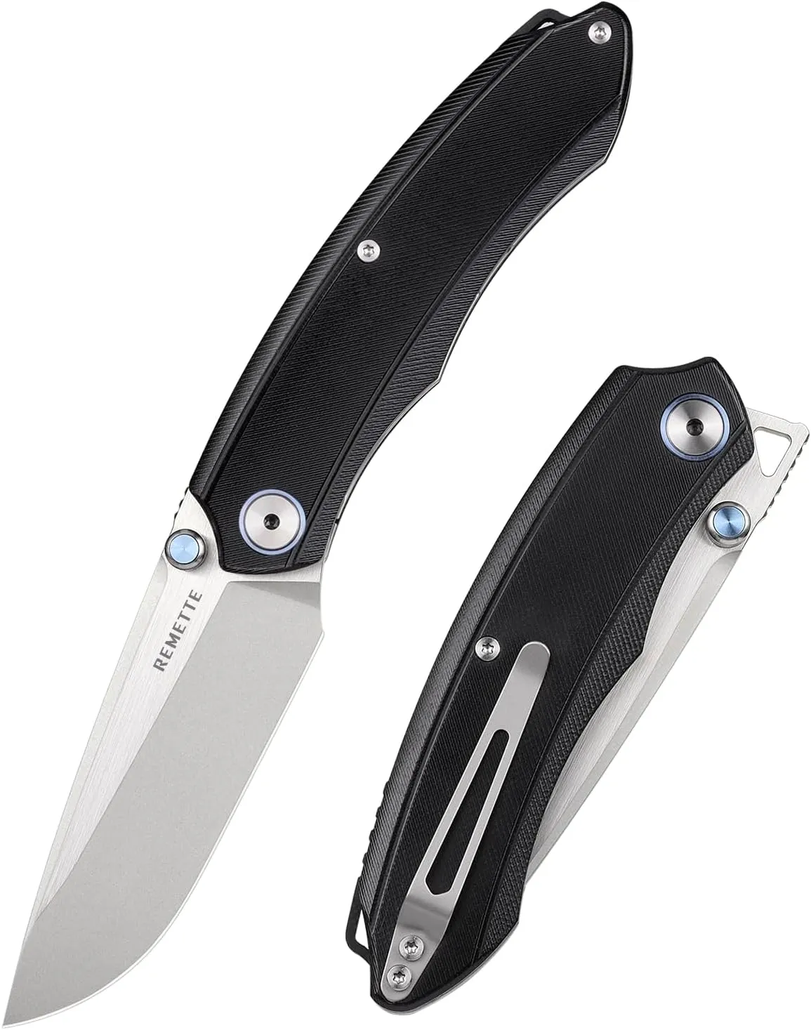 Wild Species Tactical Folding Knife,14C28N Blade 3.55" G10 Handle,Front Flipper EDC Knives with Thumb Studs Opener,Outdoor Camping Hiking Knife