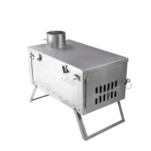 Winnerwell Fastfold Titanium Camping Stove 910214 戶外摺疊鈦金屬煙囪柴火爐