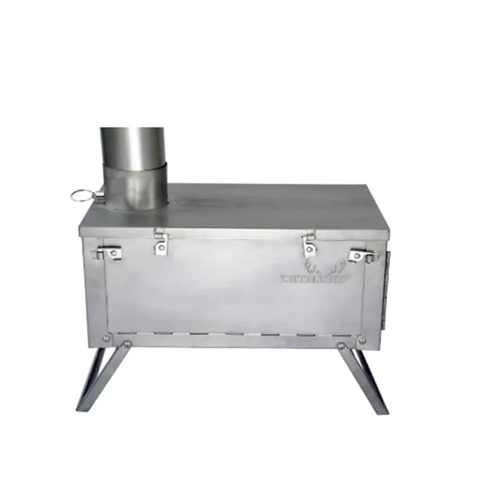 Winnerwell Fastfold Titanium Camping Stove 910214 戶外摺疊鈦金屬煙囪柴火爐