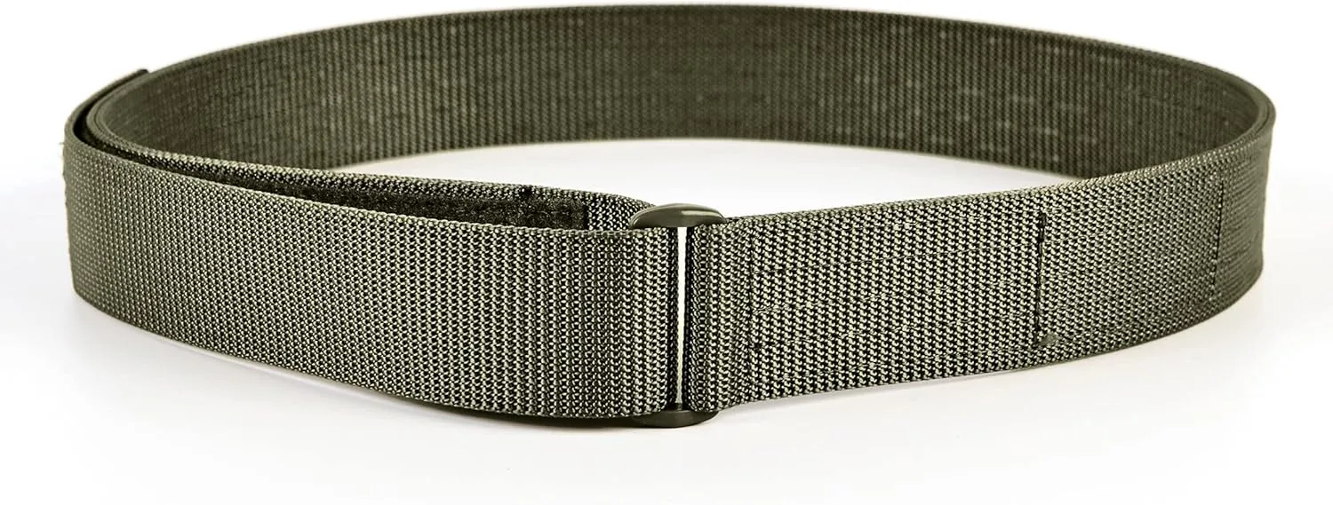 WOLF TACTICAL Heavy Duty Simple EDC Belt - Stiffened 2-Ply 1.5” Nylon Gun Belt for Concealed Carry, Holsters, Pouches