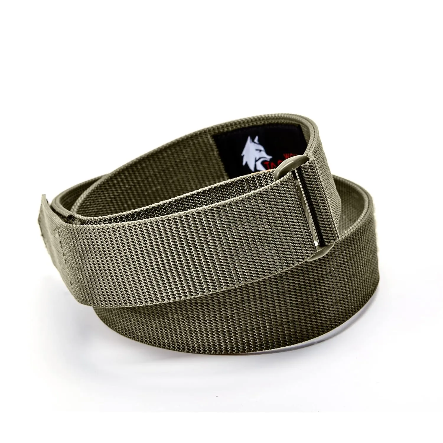 WOLF TACTICAL Heavy Duty Simple EDC Belt - Stiffened 2-Ply 1.5” Nylon Gun Belt for Concealed Carry, Holsters, Pouches