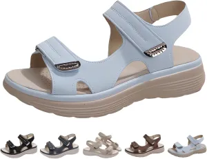 Women's Orthopedic Sport Sandals Shoes With Soft Cushion Foam Comfortable Walking Sandal Arch Support Wide Fit Dress Comfy Orthotic Recovery Athletic Orthopedic Shoes For Women
