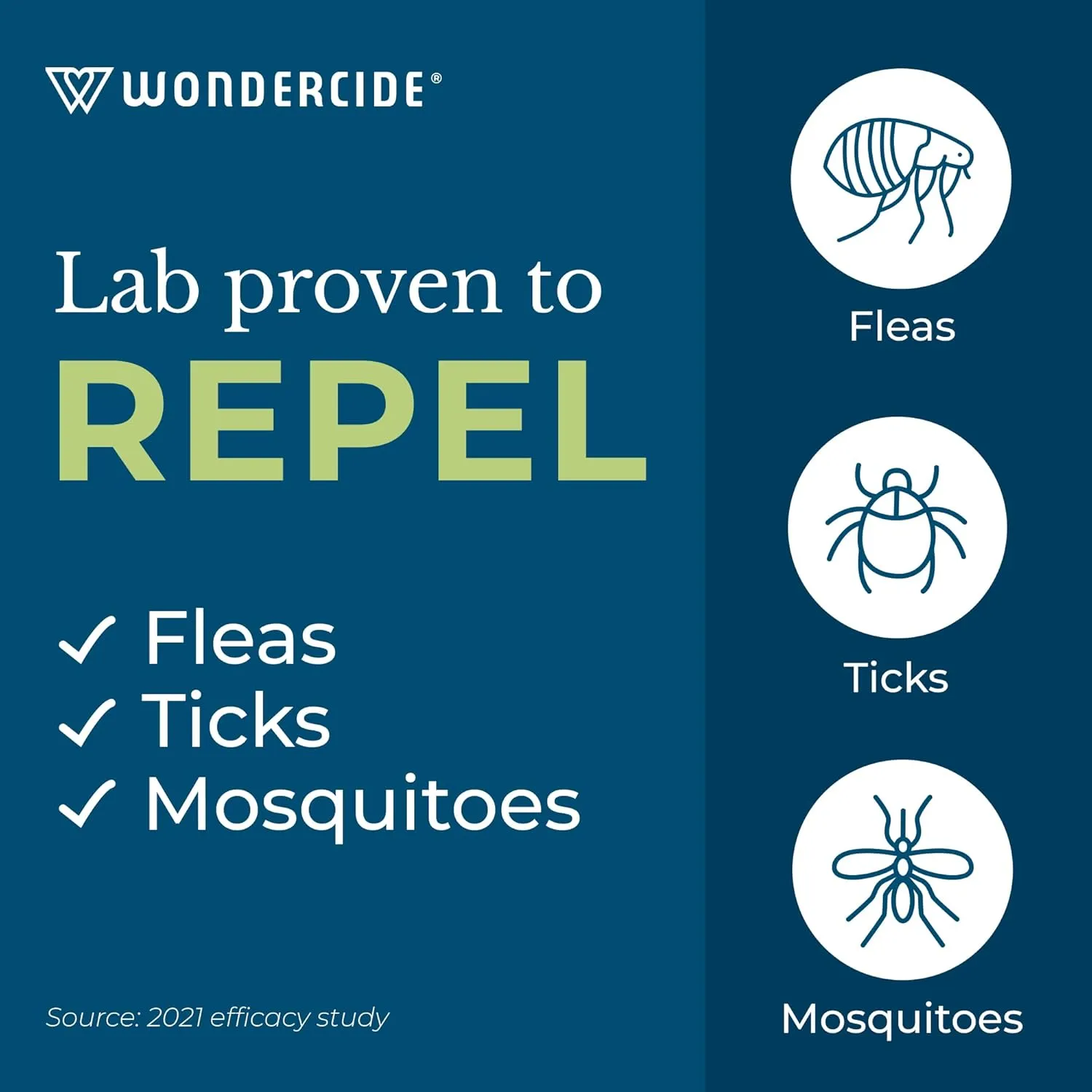 Wondercide - Flea & Tick Dog Spot On - Flea, Tick, and Mosquito Repellent, Prevention for Dogs with Natural Essential Oils - Up to 3 Months Protection - Medium 3 Tubes of 0.10 oz