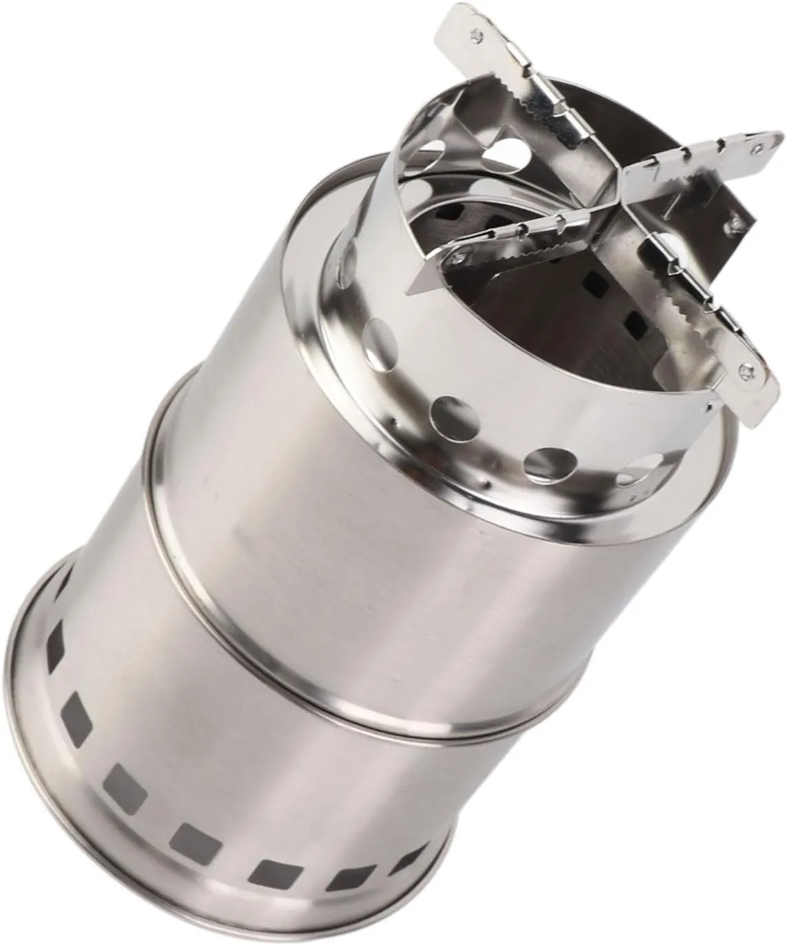 Wood Burning Stove, Portable Picnic Stove Lightweight Camping Picnic Gasifier for Outdoor Survival, Barbecue, Hiking, Firewood
