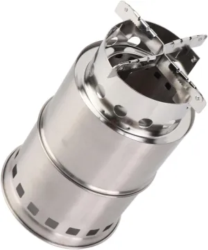 Wood Burning Stove, Portable Picnic Stove Lightweight Camping Picnic Gasifier for Outdoor Survival, Barbecue, Hiking, Firewood