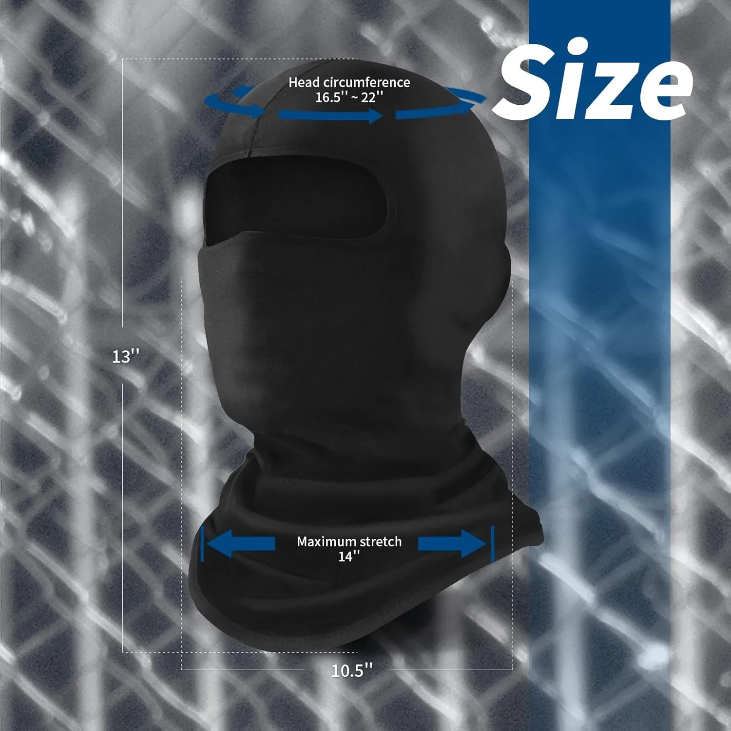 YESLIFE Ski Mask, Face Mask for Men and Women – Skiing, Snowboarding, Motorcycle, UV Protection & Wind Protection