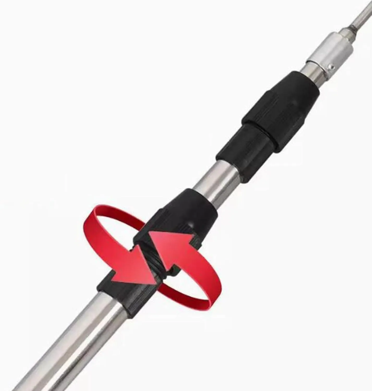 Yiju 4 Pieces Tent Poles for Tarps Replacement Heavy Duty Multifunctional Telescoping Awning Poles for Gazebo Backpacking Hiking
