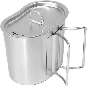 Yiju Camping Pot Lightweight Open Fire Cookware for Survival