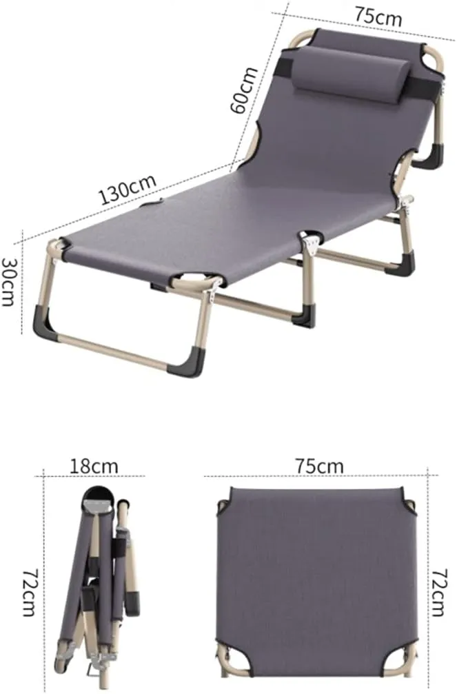YYDS Folding Bed Extra Thick Steel Pipe Folding Camping Cot – Deluxe Collapsible Single Person Bed in A Bag W/Pillow for Indoor & Outdoor Use Camping cot