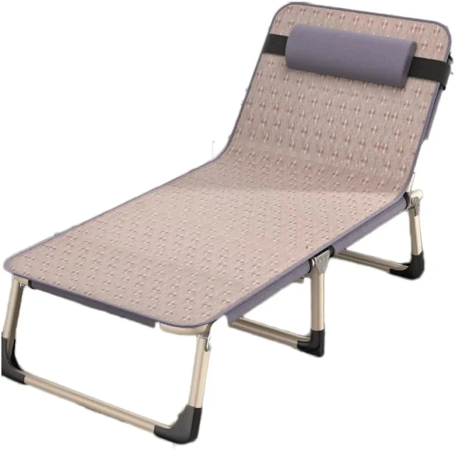 YYDS Folding Bed Extra Thick Steel Pipe Folding Camping Cot – Deluxe Collapsible Single Person Bed in A Bag W/Pillow for Indoor & Outdoor Use Camping cot