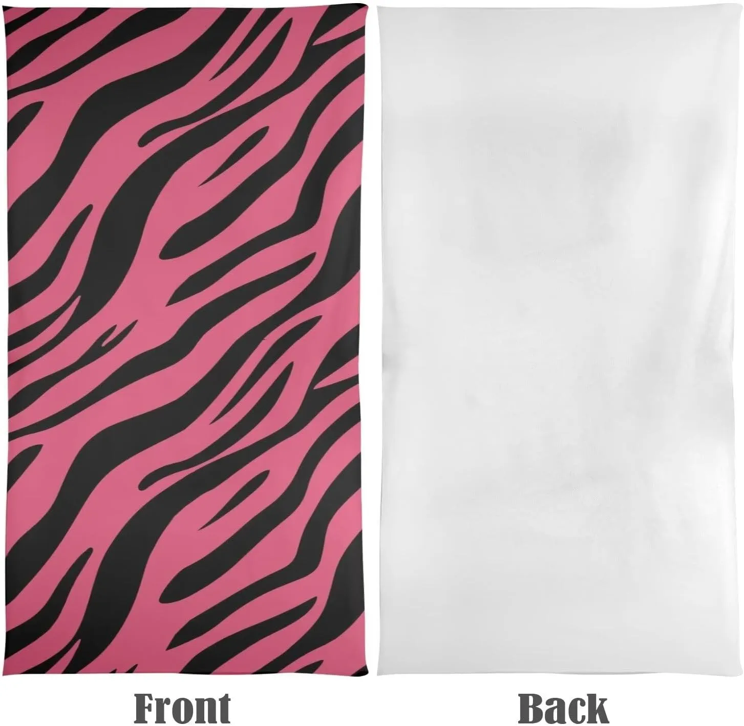Zebra Portable Towel for Beach Lightweight Microfiber Towel for Adult Beach Portable Compact Travel Towels Shower Pool Home 71x32 Inches