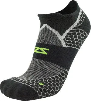 Zensah Merino Wool Running No-Show Socks- Hiking, Walking, Athletic Cushion Sock