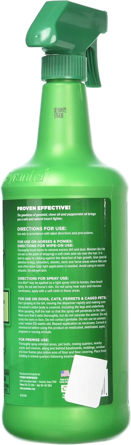 Zero-Bite Natural Insect Repellent - (32oz & 1 Gal)
