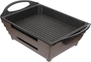 Zerodeko Luminium Alloy Portable Bbq Grill Versatile Grill Plate Camper Grill for Outdoor Cooking