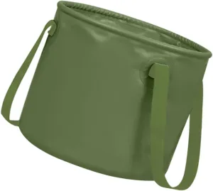 Zerodeko Outdoor Washing Bucket Portable Water Container Collapsible Camping Bucket Handle Design